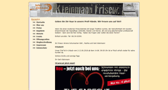 Desktop Screenshot of friseur-kleinmann.de