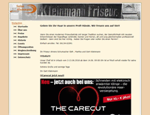Tablet Screenshot of friseur-kleinmann.de